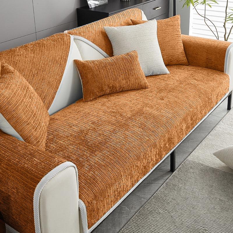 Water Resistant Antimicrobial Chenille Couch Cover – Scratch-Resistant & Easy-Care
