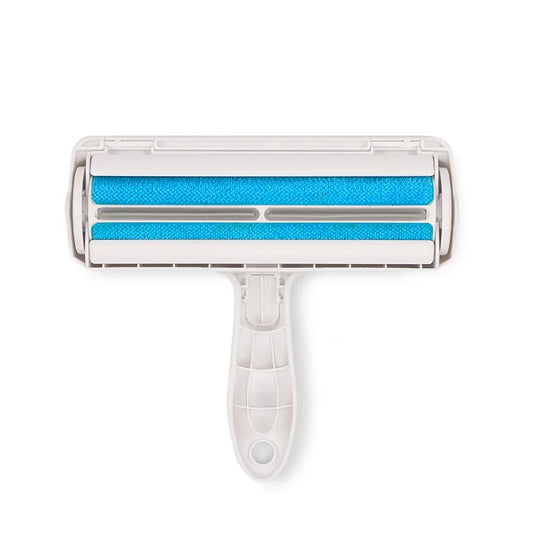 Reusable pet hair remover roller