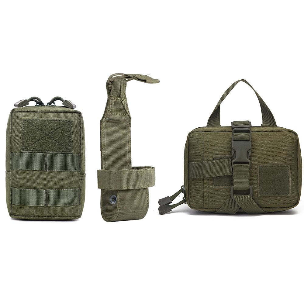 Tough Tactical MOLLE Pouch Set for Ready-to-Go Adventures