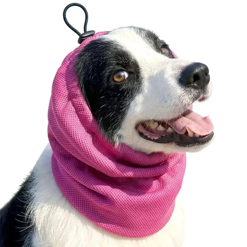 Dog Ear Cover for Grooming & Drying – Calming Dog Hood with Hearing Protection