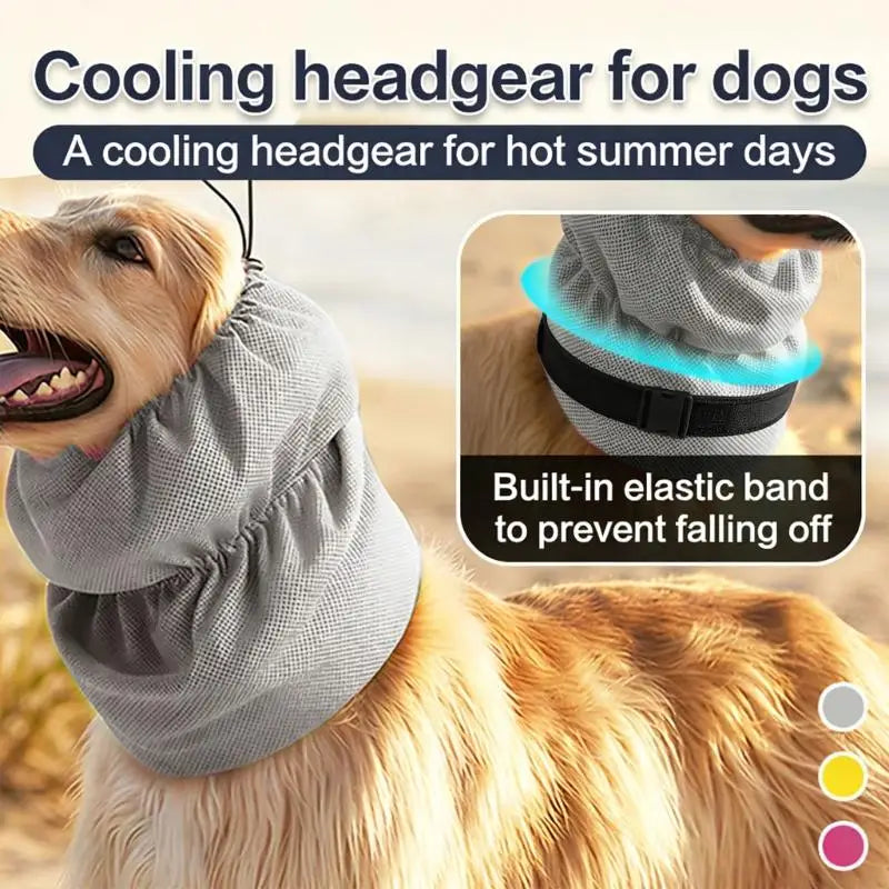 Dog Ear Cover for Grooming & Drying – Calming Dog Hood with Hearing Protection