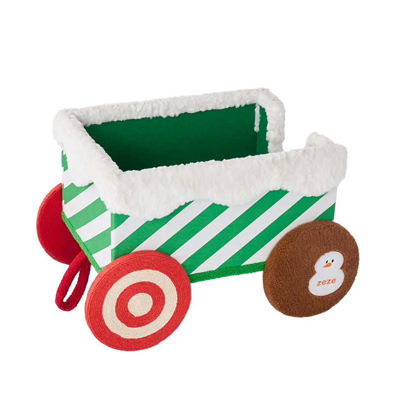 Christmas Reindeer Train Cat Tree