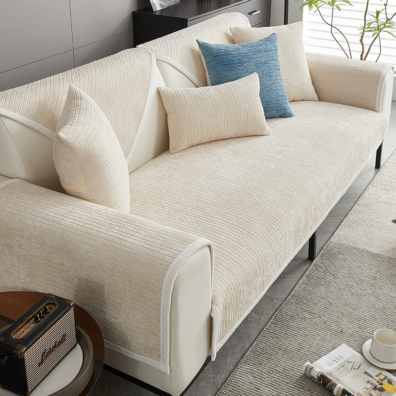 Water Resistant Antimicrobial Chenille Couch Cover – Scratch-Resistant & Easy-Care