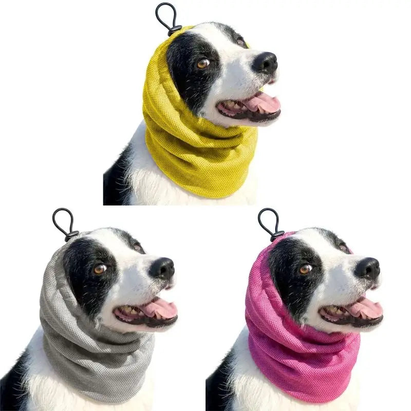 Dog Ear Cover for Grooming & Drying – Calming Dog Hood with Hearing Protection