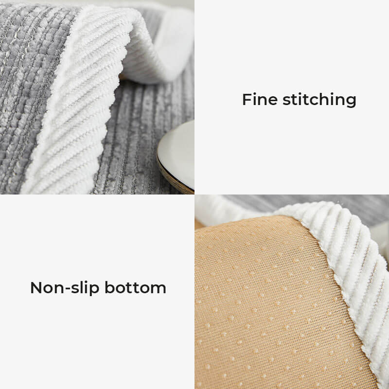 Water Resistant Antimicrobial Chenille Couch Cover – Scratch-Resistant & Easy-Care