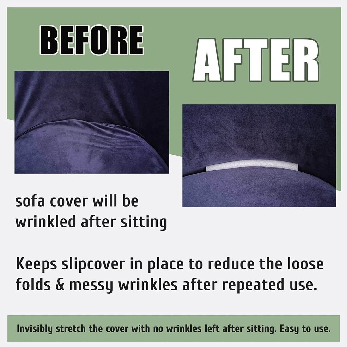 Couch Cover Fixing Sticks - Secure Fit for Your Sofa
