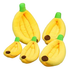 Banana Dog Bed | Washable Plush Anti-Slip Pet Bed for Large Dogs