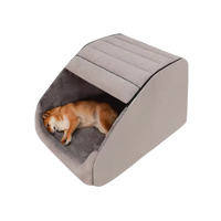 Dog Cave Bed | Washable Enclosed Pet House for Small & Medium Dogs