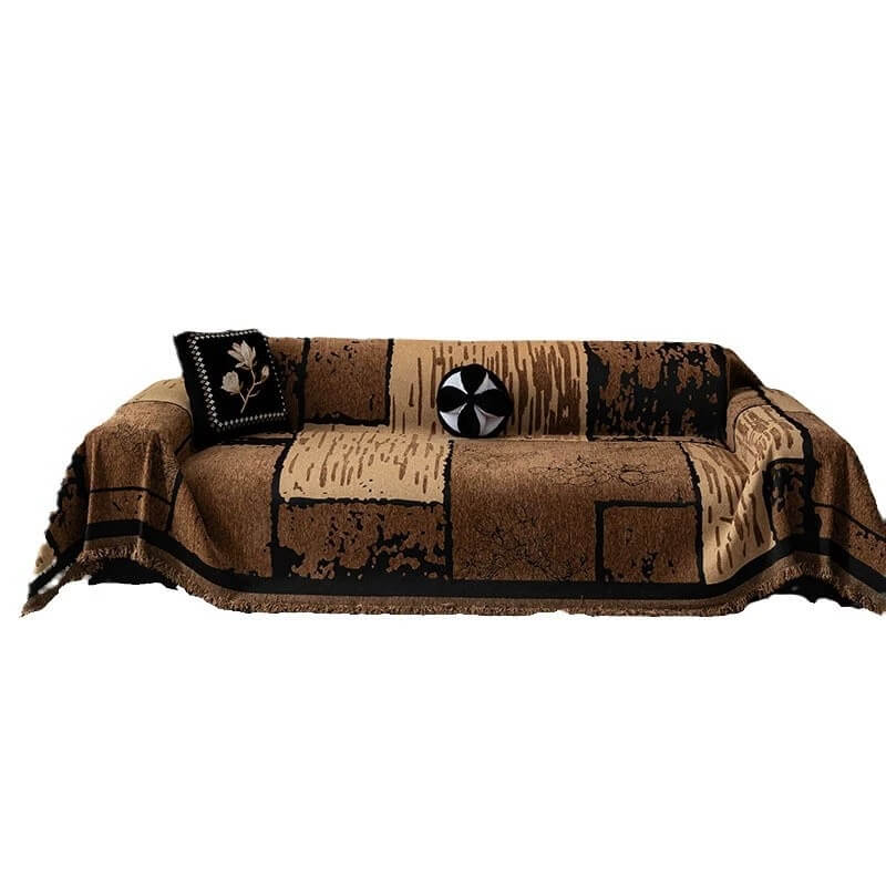 Vintage Chenille Sofa Protector - Scratch-Resistant Couch Cover Throw for Stylish, Durable Protection