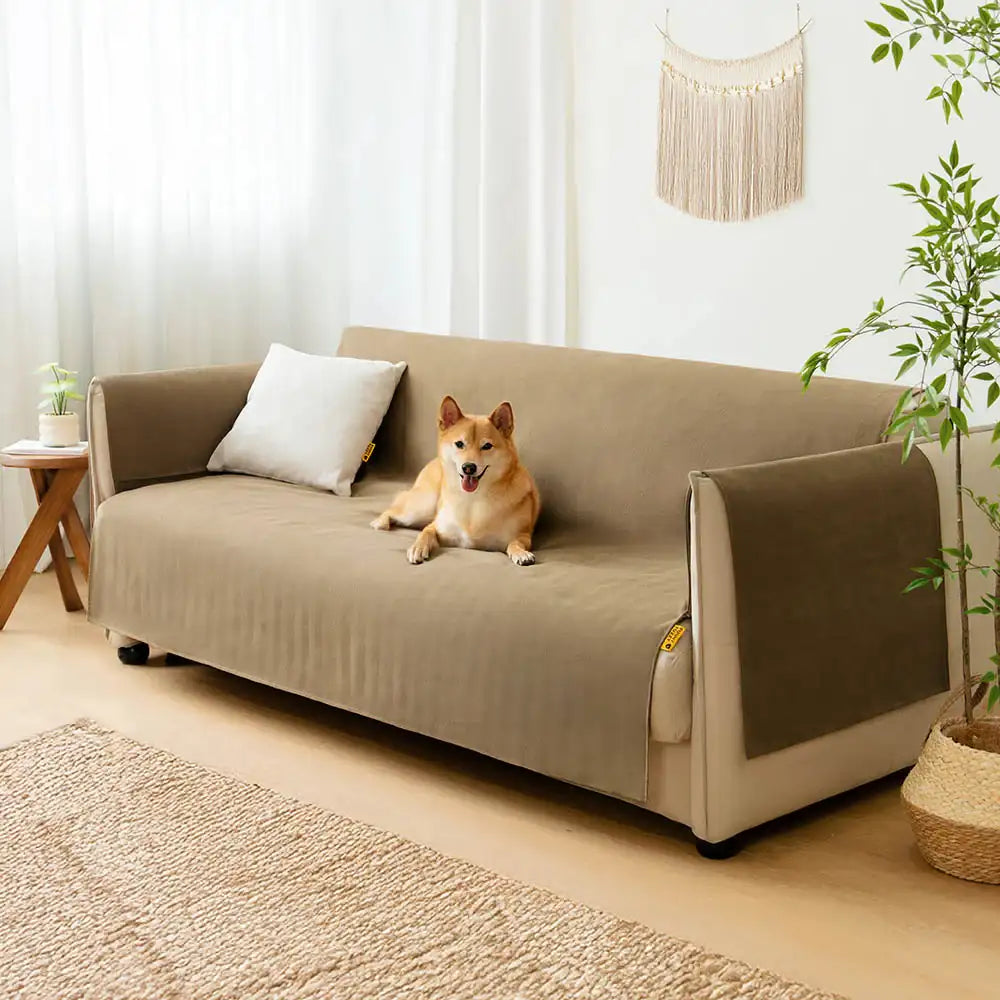 SlipSafe Waterproof Non-Slip Furniture Protector — Pet Couch Cover