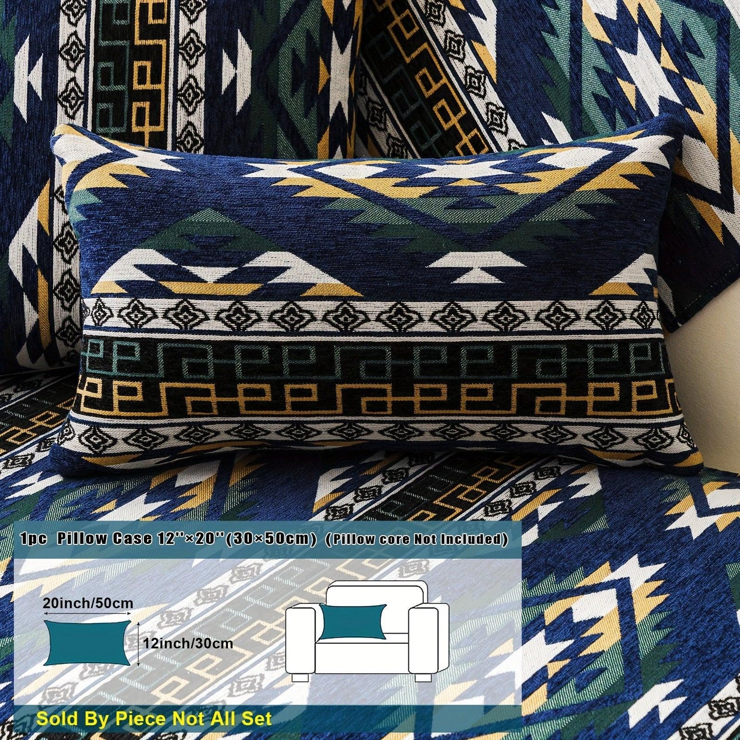Couch Cover - Chic Snow Chenille Sofa Slipcover