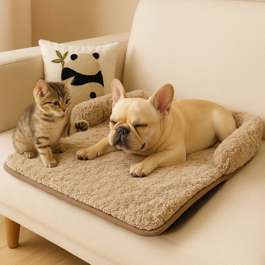 Anti-Stress Dog Mat | Washable Comfort Pad with Removable Cover