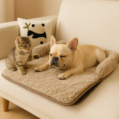 Anti-Stress Dog Mat | Washable Comfort Pad with Removable Cover
