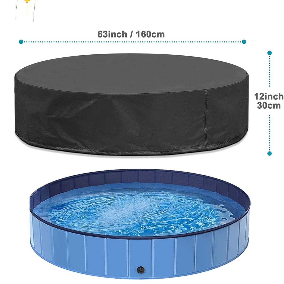 Durable Waterproof Dog Pool Cover for Cleaner Water