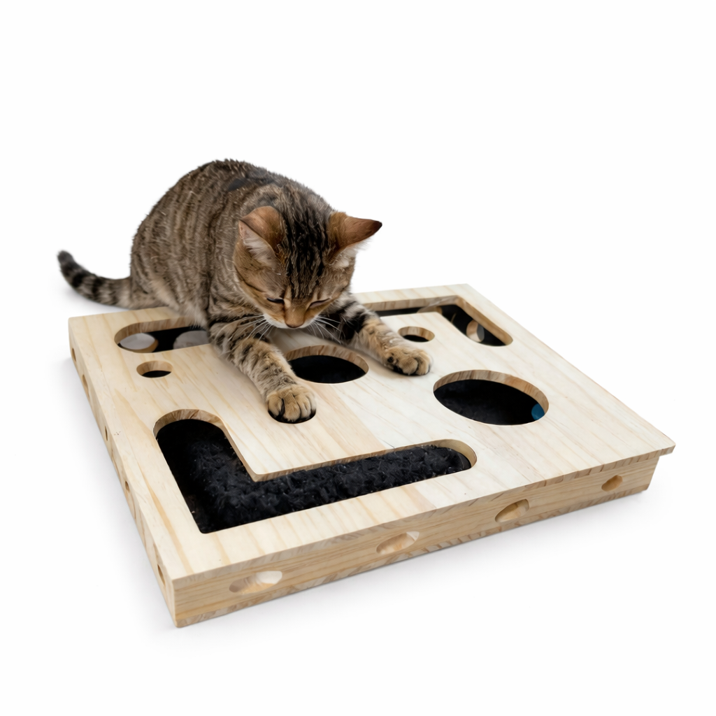 The Pedicure Puzzle: Stress-Free Cat Nail File & Interactive Treat Maze