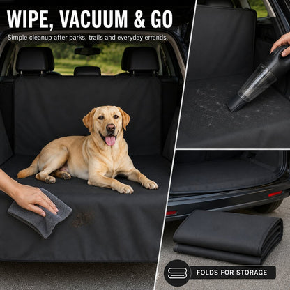 Dog Cargo Liner for SUVs with Bumper Flap for Muddy Trips