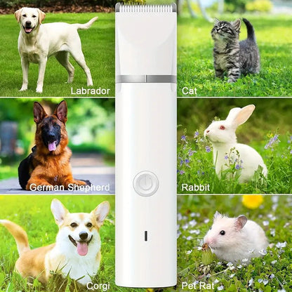 4-in-1 Clippers Trimmer | Professional Pet Grooming Kit for Dogs & Cats