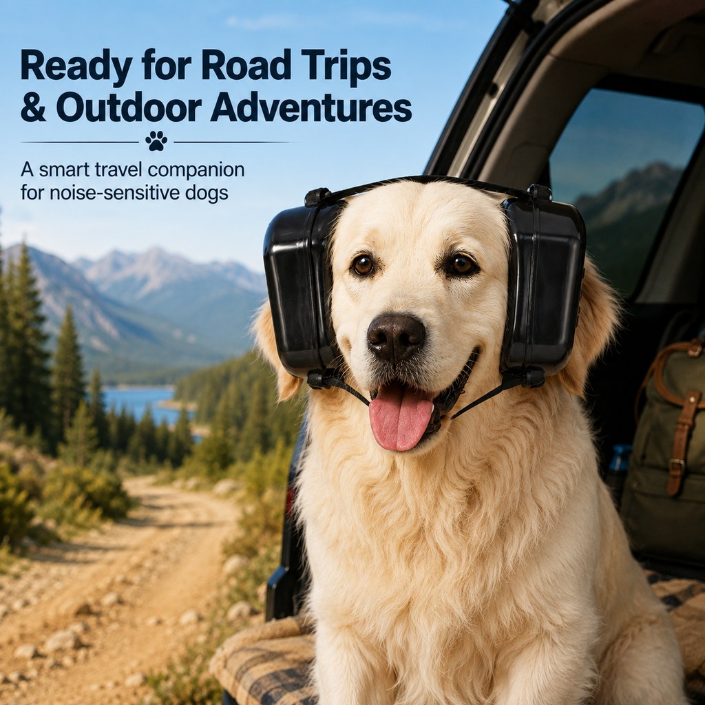 Dog Ear Muffs for Noise Protection, Fireworks & Thunderstorms
