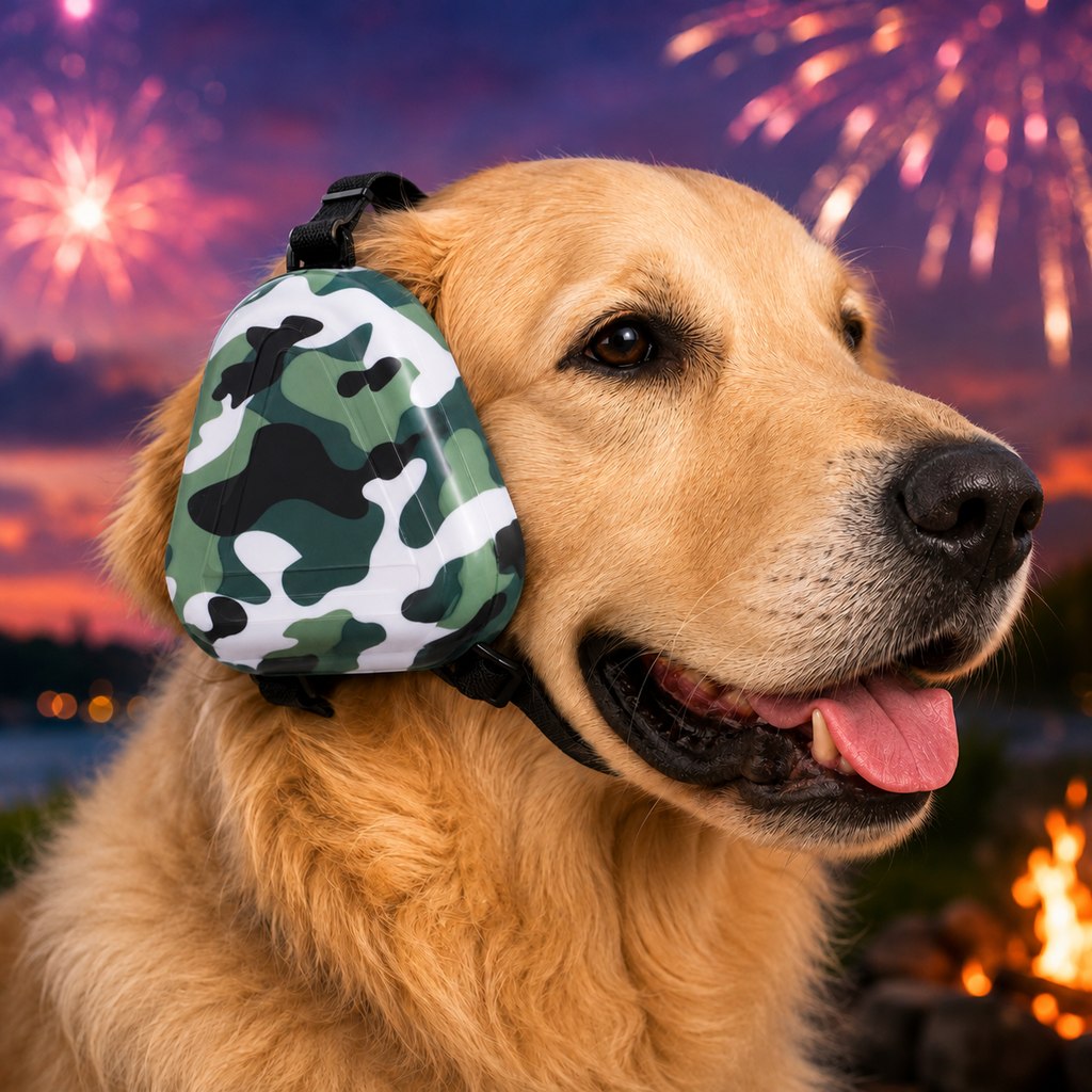 Dog Ear Muffs for Noise Protection, Fireworks & Thunderstorms