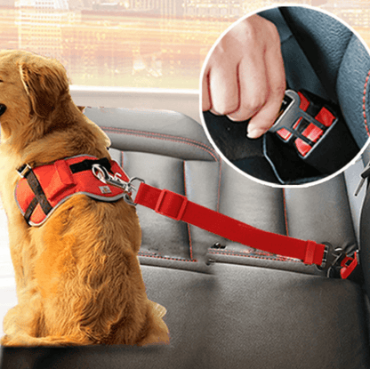 Dog Car Safety Seat Belt | Adjustable Pet Seat Belt for Secure Travel