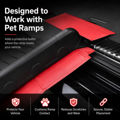 Bumper Protector for Dog Ramps on SUVs, Foldable Mat