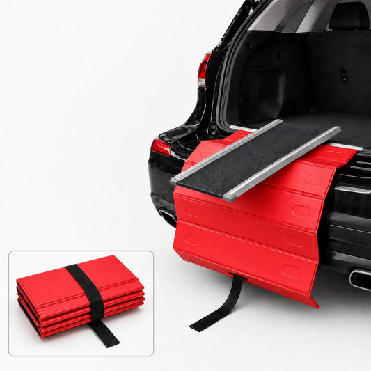 Bumper Protector for Dog Ramps on SUVs, Foldable Mat