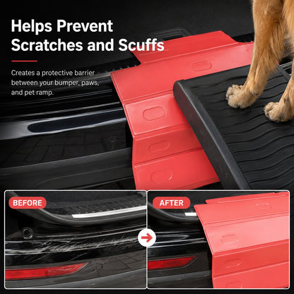 Bumper Protector for Dog Ramps on SUVs, Foldable Mat