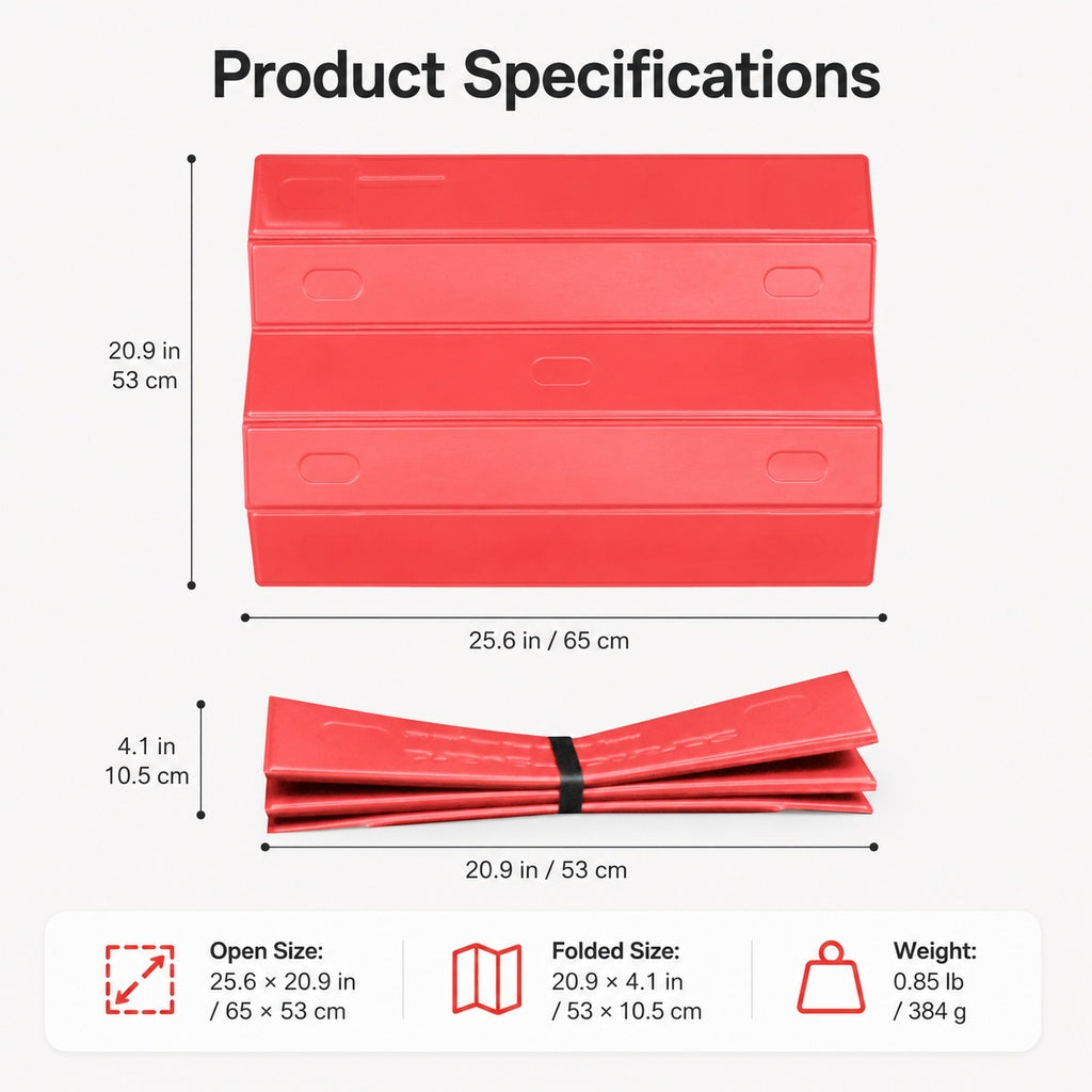 Bumper Protector for Dog Ramps on SUVs, Foldable Mat