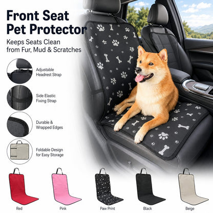 Water Resistant Front Seat Cover for Dogs, Cars, SUVs & Trucks