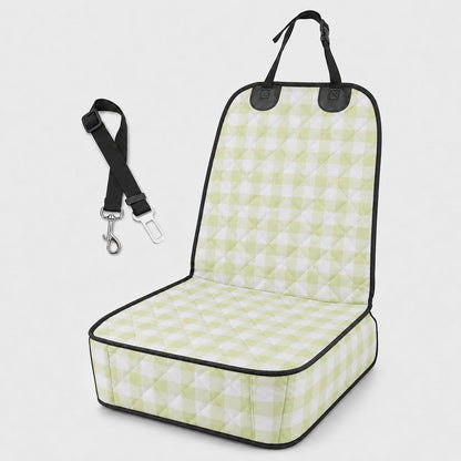 Front Seat Dog Car Seat Cover with Seat Belt Tether
