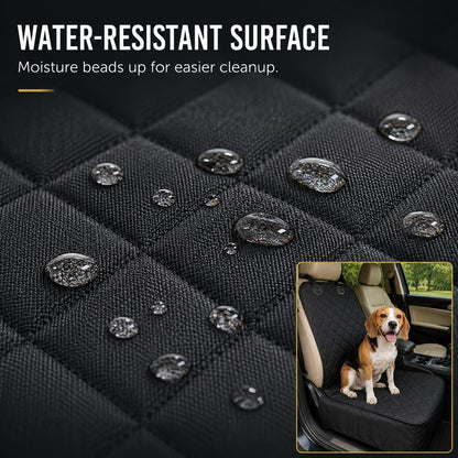 Front Seat Dog Car Seat Cover with Seat Belt Tether