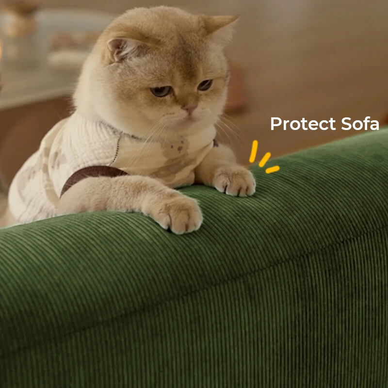 Elegant Corduroy Sofa Protector with Non-Slip Backing