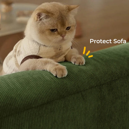 Elegant Corduroy Sofa Protector with Non-Slip Backing
