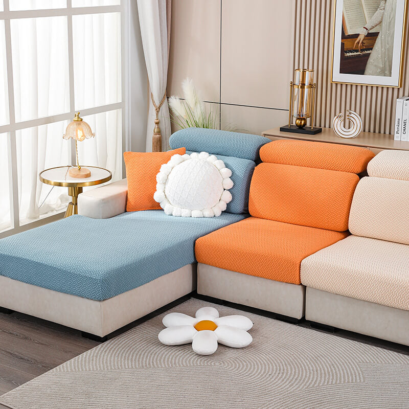 Colourful Fleece Sofa Cover - Soft, Protective Couch Slipcover for Your Furniture