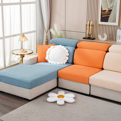 Colourful Fleece Sofa Cover - Soft, Protective Couch Slipcover for Your Furniture