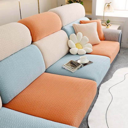 Colourful Fleece Sofa Cover - Soft, Protective Couch Slipcover for Your Furniture
