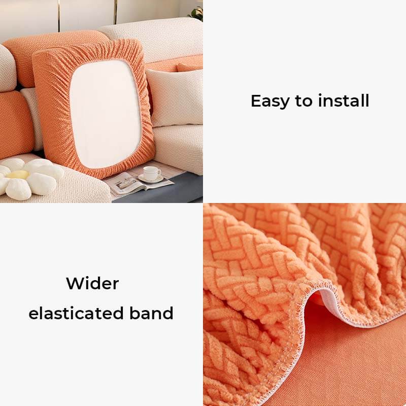 Colourful Fleece Sofa Cover - Soft, Protective Couch Slipcover for Your Furniture