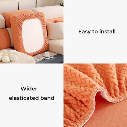 Colourful Fleece Sofa Cover - Soft, Protective Couch Slipcover for Your Furniture