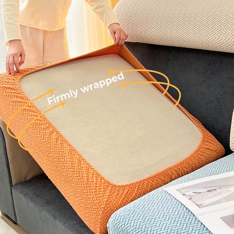 Colourful Fleece Sofa Cover - Soft, Protective Couch Slipcover for Your Furniture