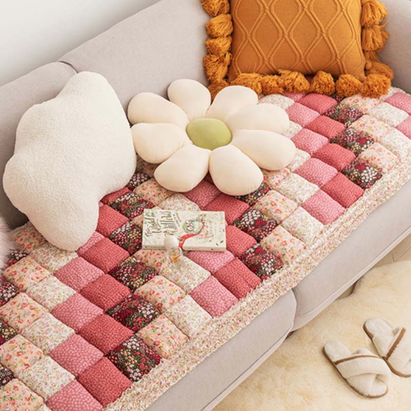 Garden-Chic Cotton Pet-Friendly Couch Protector