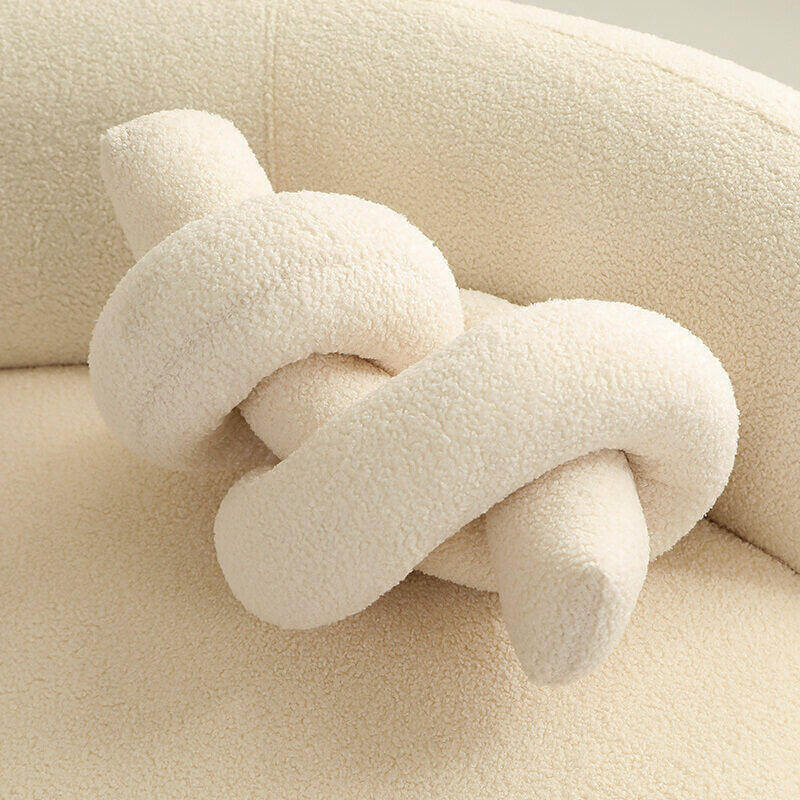 Cute Geometric Twist Sofa Pillow – Modern, Adorable Couch Cushion