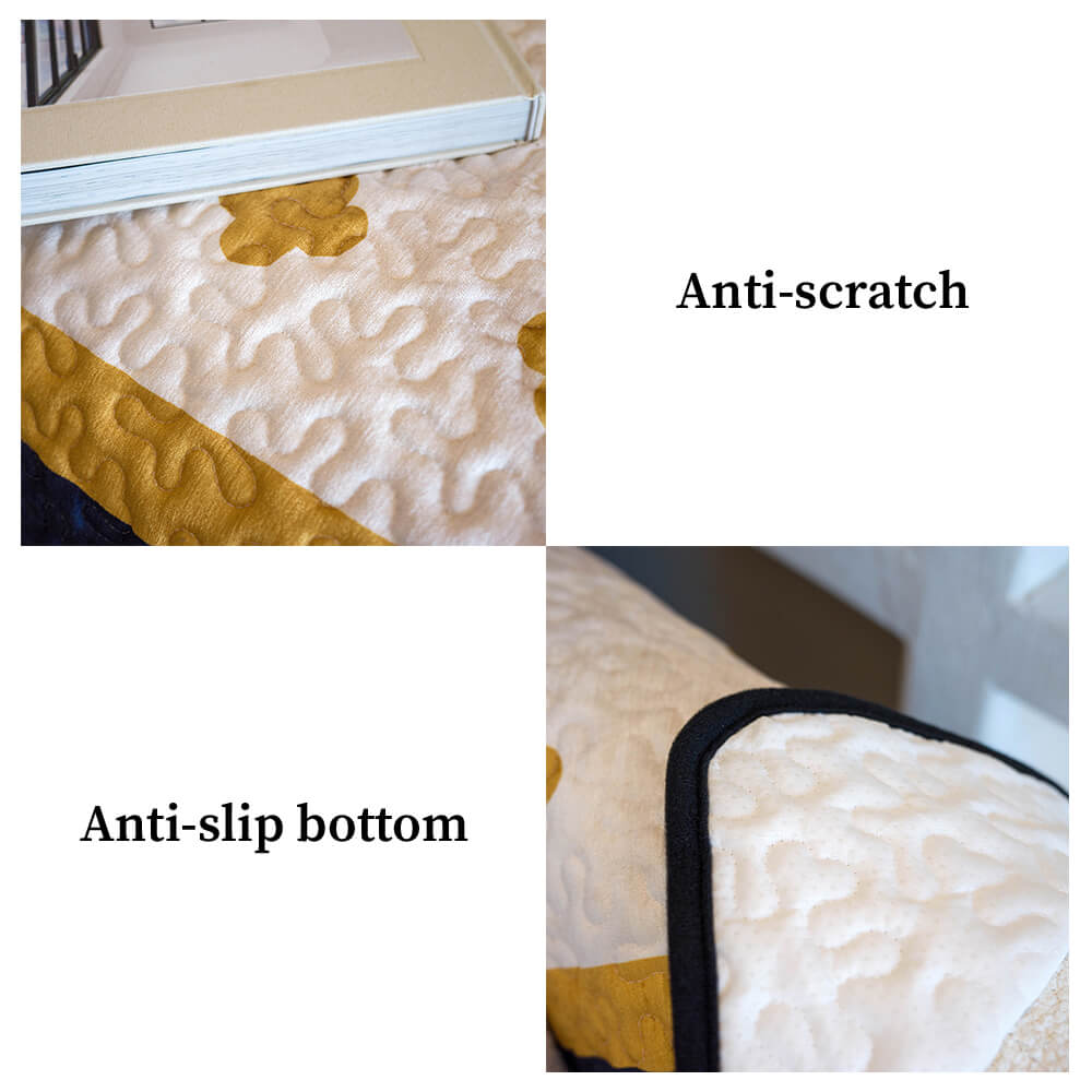 Luxurious Lightweight Cotton Sofa Cover – Anti-Scratch Protective Couch Cover for Furniture
