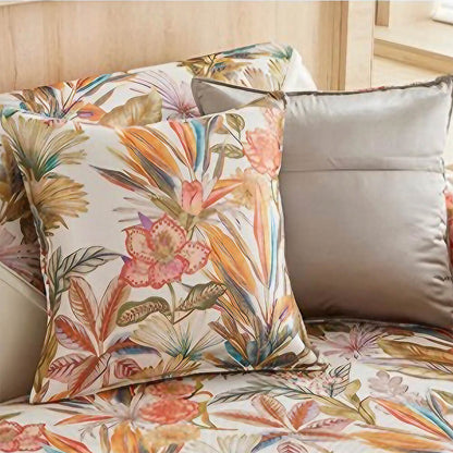 Cooling Tropical Leaves Non-Slip Sectional Couch Cover