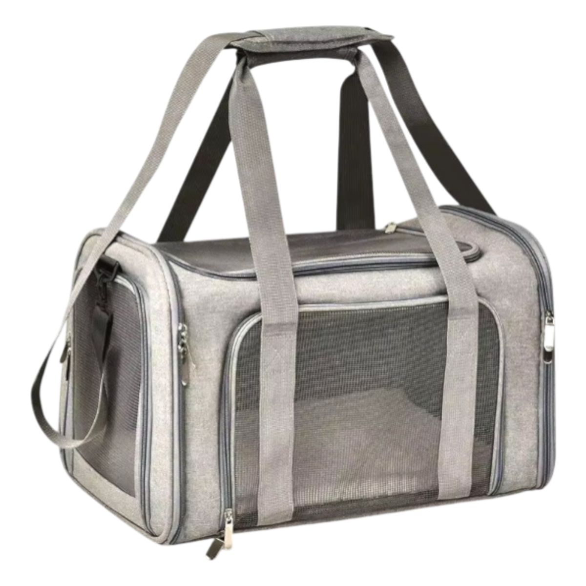 Airline Approved Dog Travel Carrier | Foldable Pet Bag with Breathable Mesh & Safety Clip