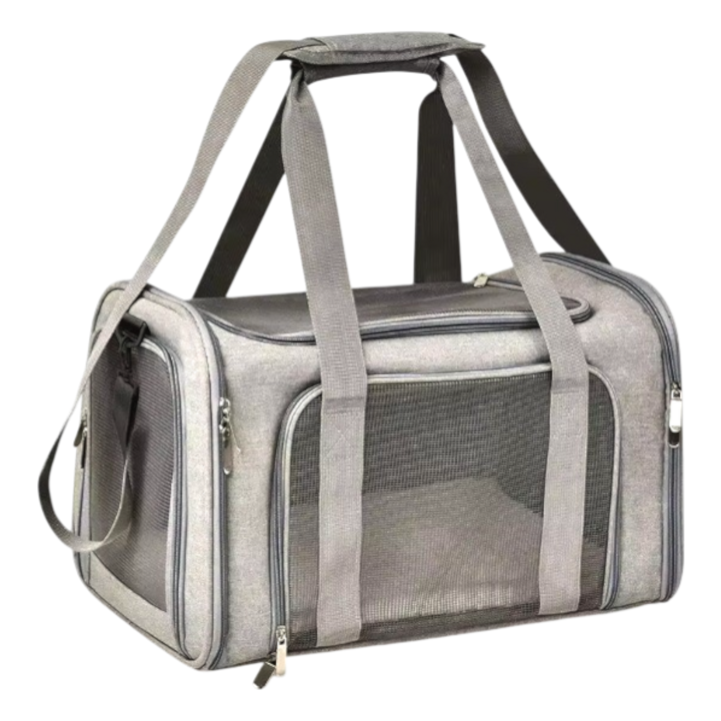 Airline Approved Dog Travel Carrier | Foldable Pet Bag with Breathable Mesh & Safety Clip