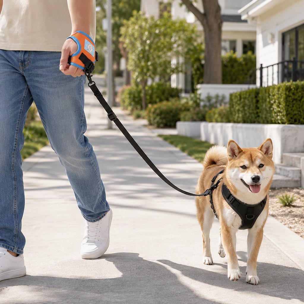 Hands-Free Wrist Dog Leash for Everyday Neighborhood Walks