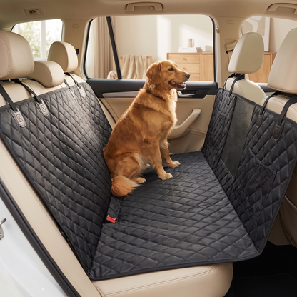 Heavy-Duty Waterproof Dog Car Seat Cover for Clean Rides