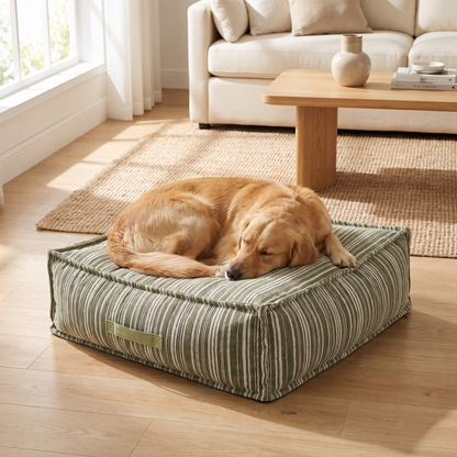 Supportive Corduroy Foam Dog Bed Cushion for Restful Sleep