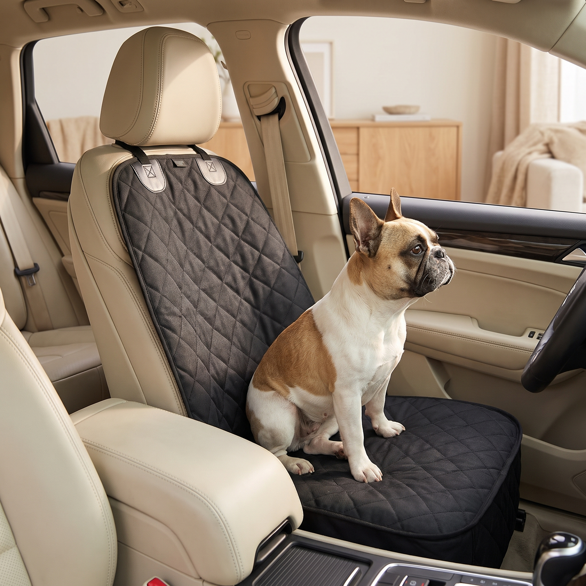 Durable Waterproof Oxford Single Car Seat Cover for Pets