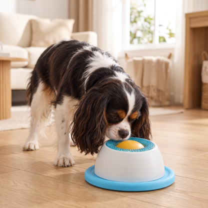 Entertaining Puzzle Feeder Toy for Brainy, Busy Dogs